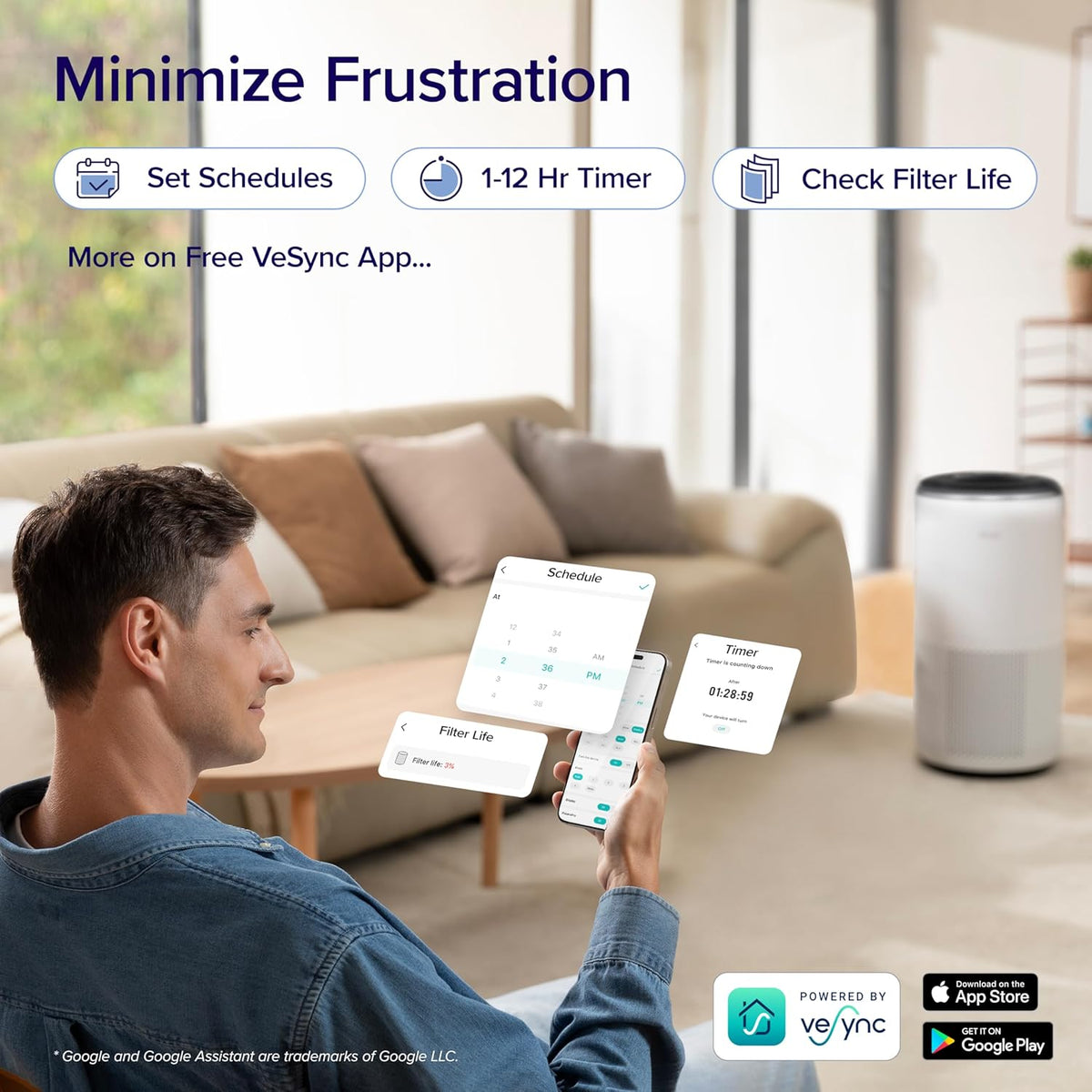 Levoit Core 400S-P Smart Air Purifier