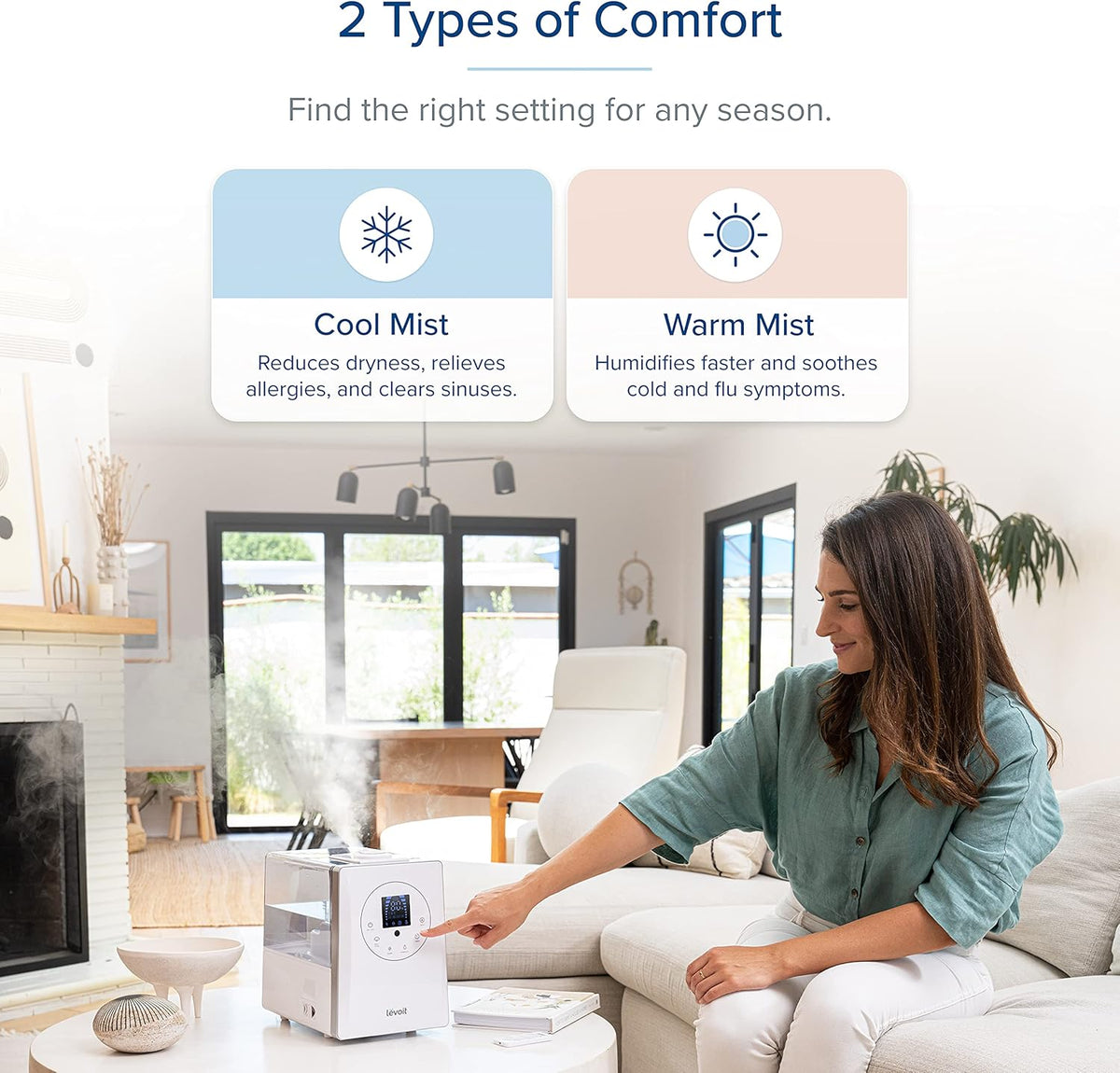 Levoit LV600HH Hybrid Ultrasonic Humidifier