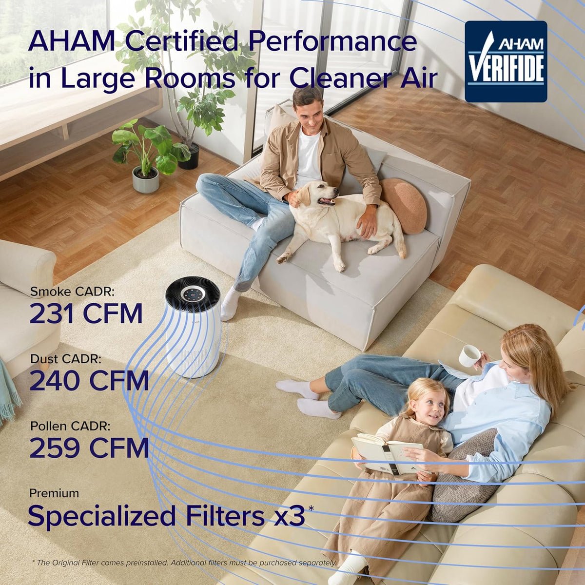 Levoit Core 400S-P Smart Air Purifier
