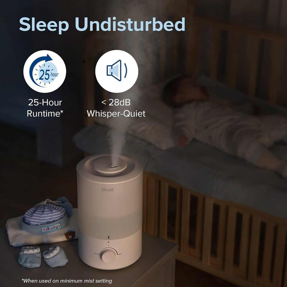Levoit Dual 150 Ultrasonic Cool Mist Humidifier