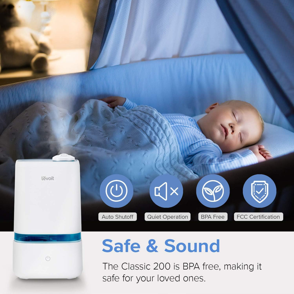 Levoit Classic 200 Ultrasonic  Humidifier