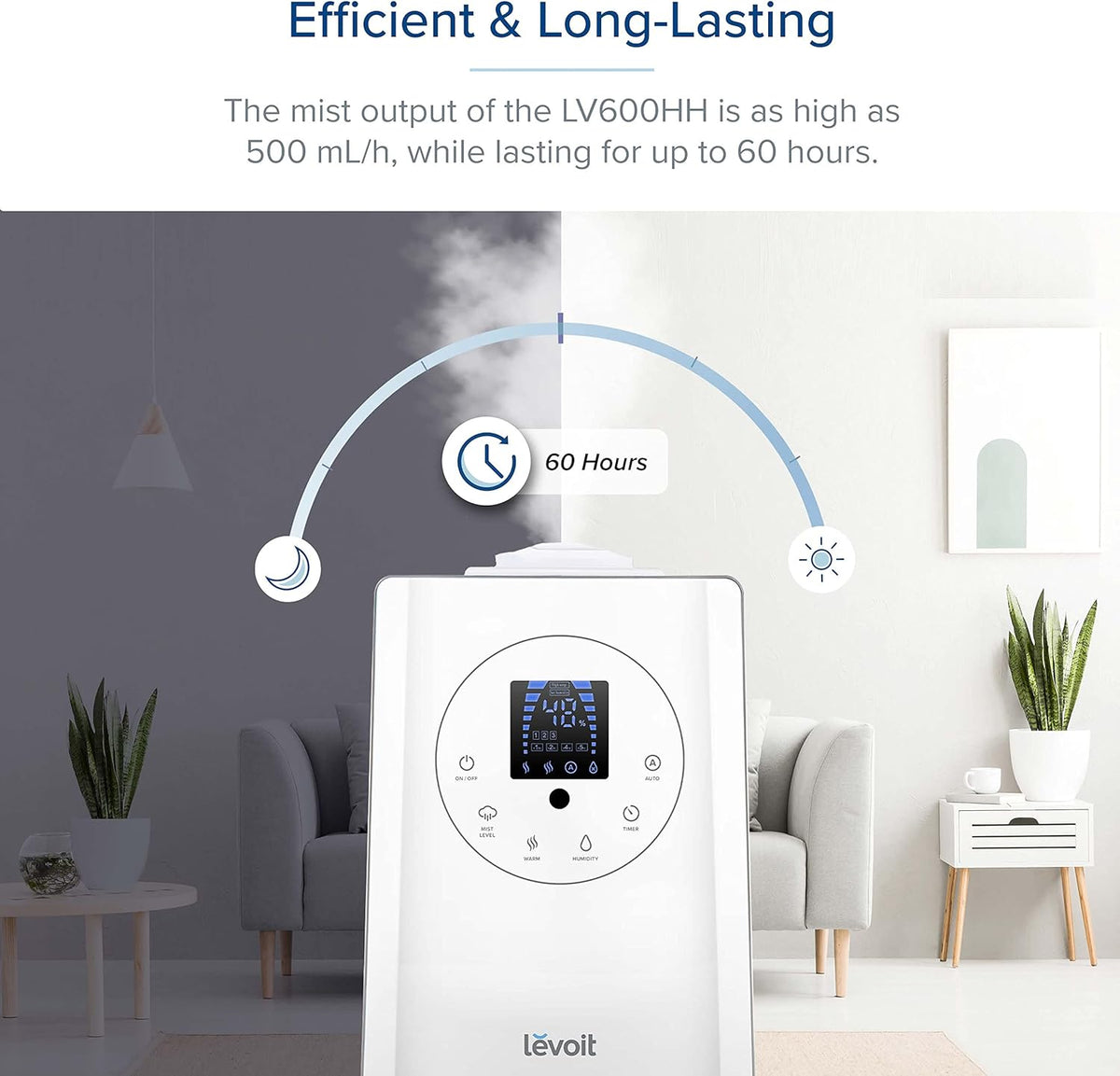 Levoit LV600HH Hybrid Ultrasonic Humidifier