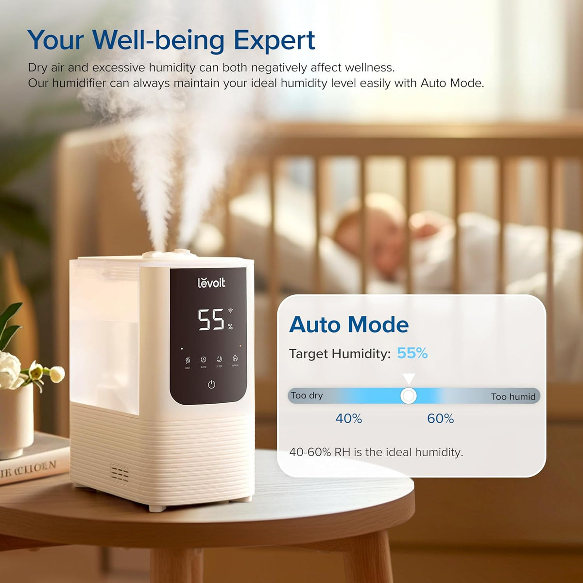 Levoit OasisMist® 450S Smart Humidifier