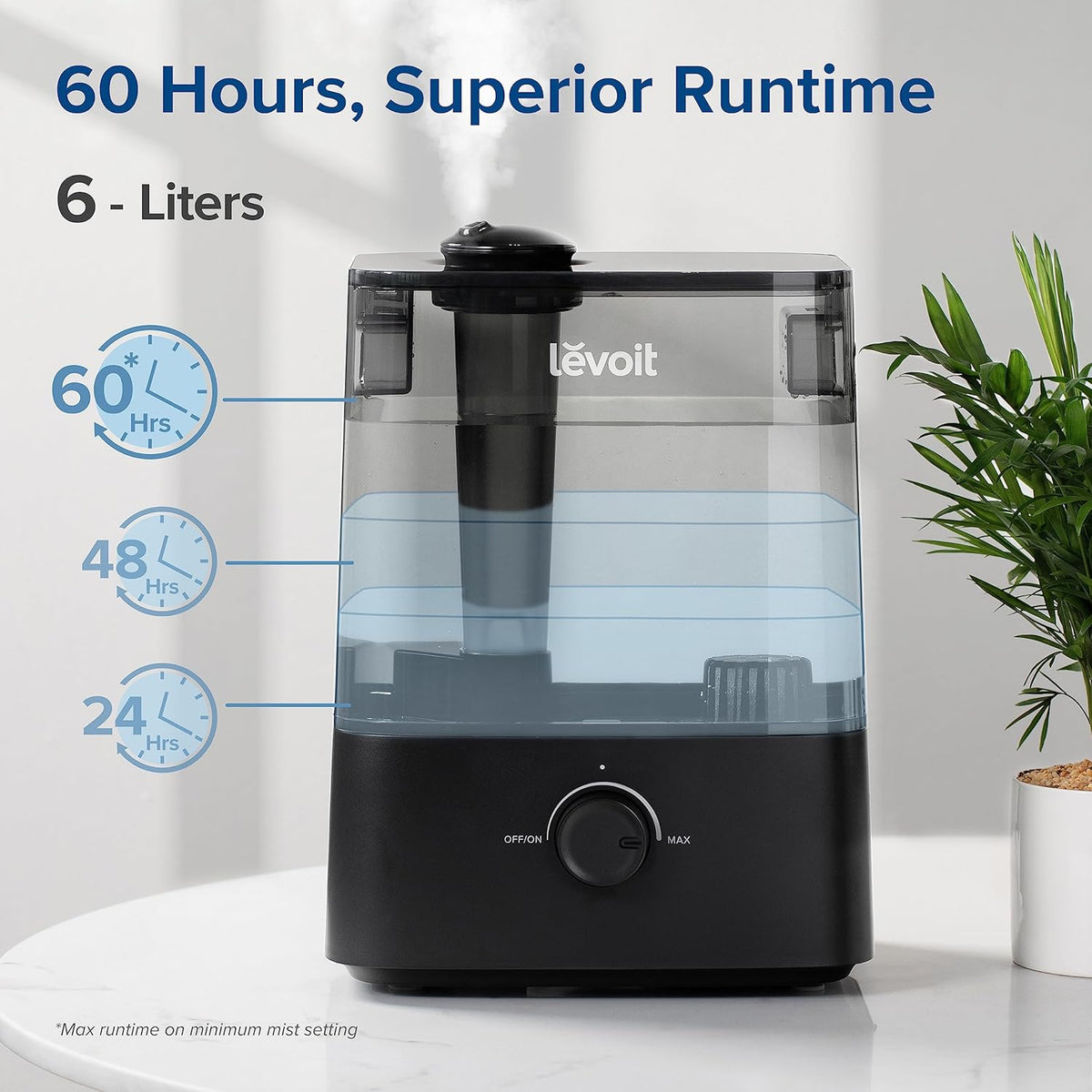 Levoit Classic 300 Lite Ultrasonic Cool Mist Humidifier Black