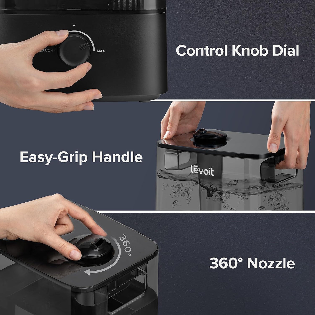 Levoit Classic 300 Lite Ultrasonic Cool Mist Humidifier Black